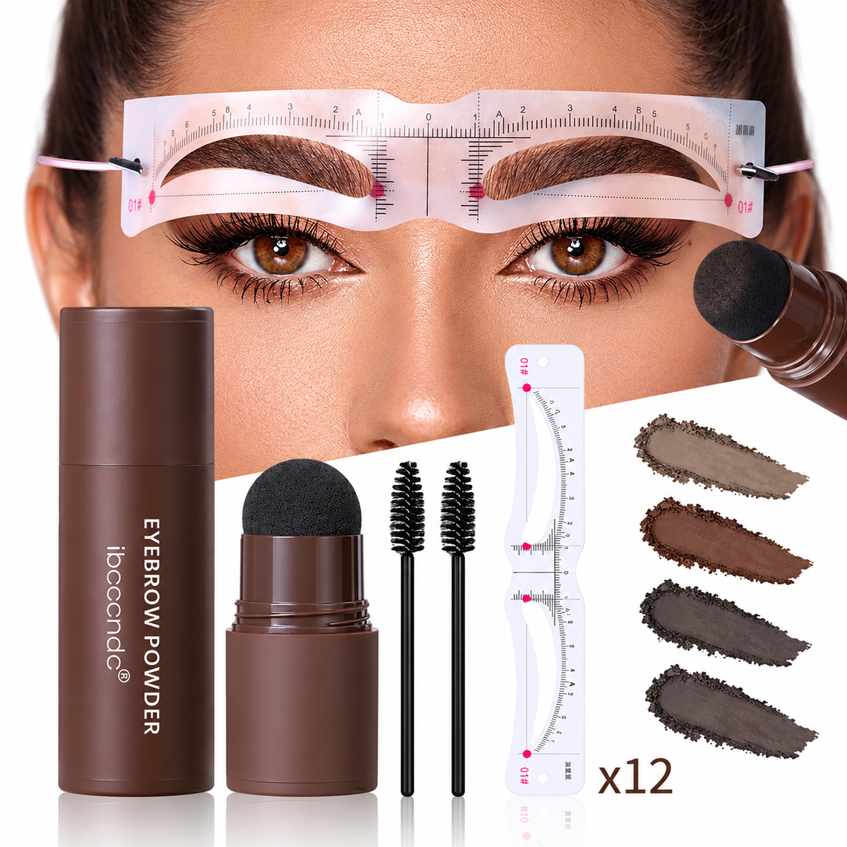 BrowLuxe™ — Brow Stamp Stencil