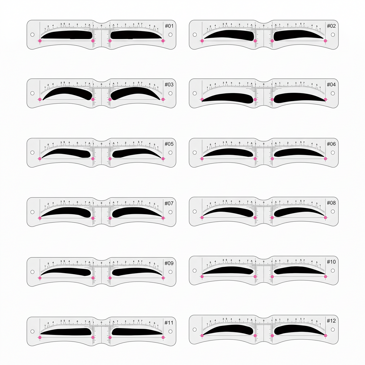 BrowLuxe™ — Brow Stamp Stencil